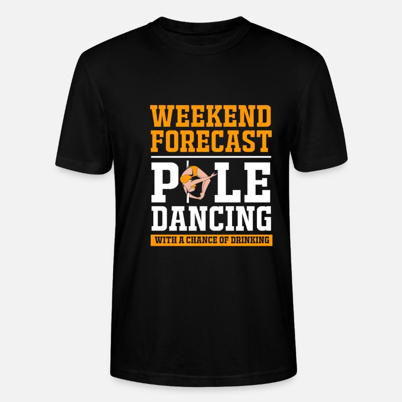 Pole Dance - T-shirt bio CRAFTER Stanley Stella Unisexe - noir