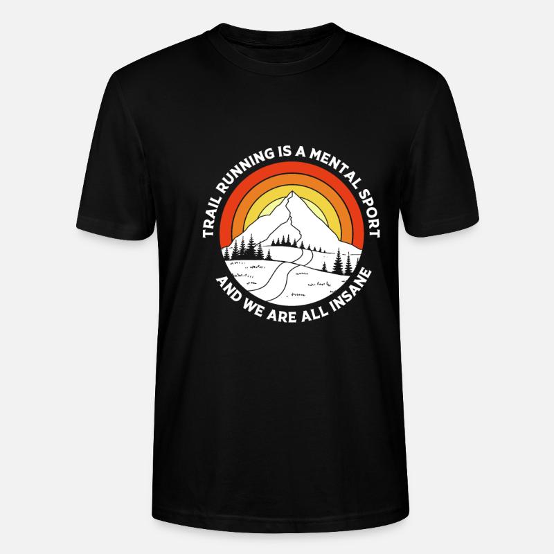 Trailrunning - Stanley/Stella Unisex Bio-T-Shirt CRAFTER - Schwarz
