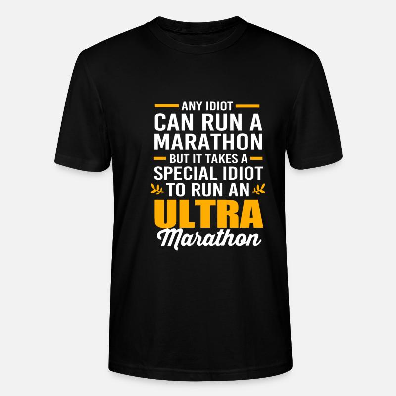 Marathon Marathonläufer - Stanley/Stella Unisex Bio-T-Shirt CRAFTER - Schwarz