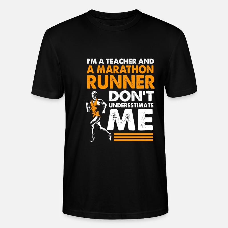 Marathon Marathonläufer - Stanley/Stella Unisex Bio-T-Shirt CRAFTER - Schwarz