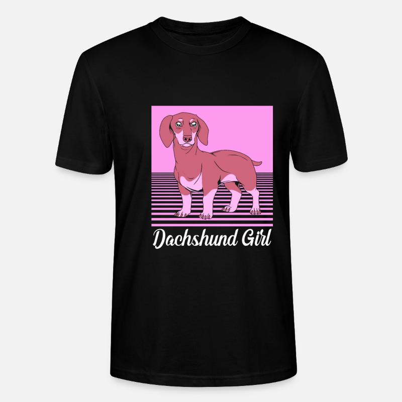 Dackel - Stanley/Stella Unisex Bio-T-Shirt CRAFTER - Schwarz