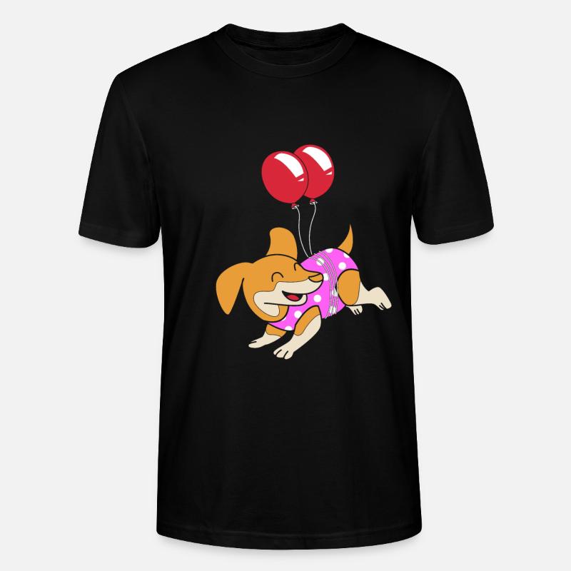 Dackel - Stanley/Stella Unisex Bio-T-Shirt CRAFTER - Schwarz