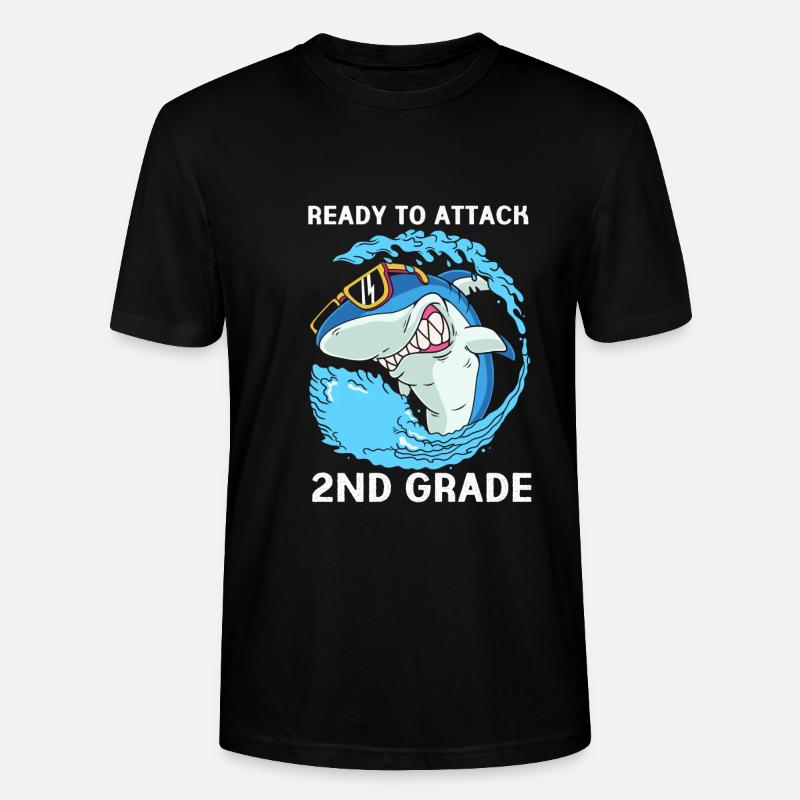 2. Klasse - Stanley/Stella Unisex Bio-T-Shirt CRAFTER - Schwarz