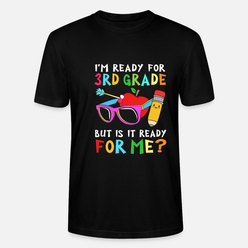 3. Klasse - Stanley/Stella Unisex Bio-T-Shirt CRAFTER - Schwarz