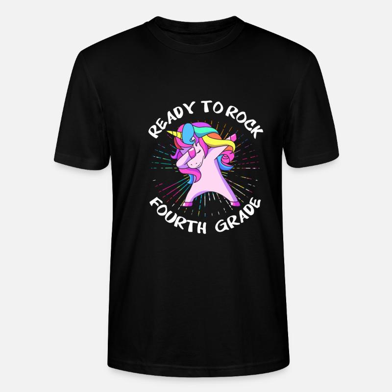 4. Klasse - Stanley/Stella Unisex Bio-T-Shirt CRAFTER - Schwarz