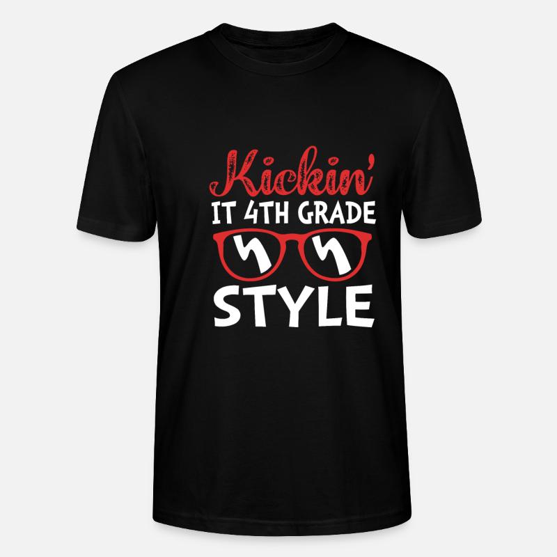 4. Klasse - Stanley/Stella Unisex Bio-T-Shirt CRAFTER - Schwarz