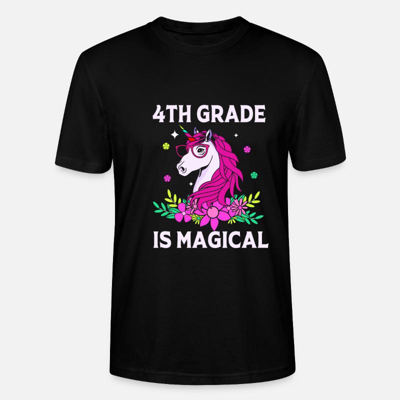 4e année - T-shirt bio CRAFTER Stanley Stella Unisexe - noir