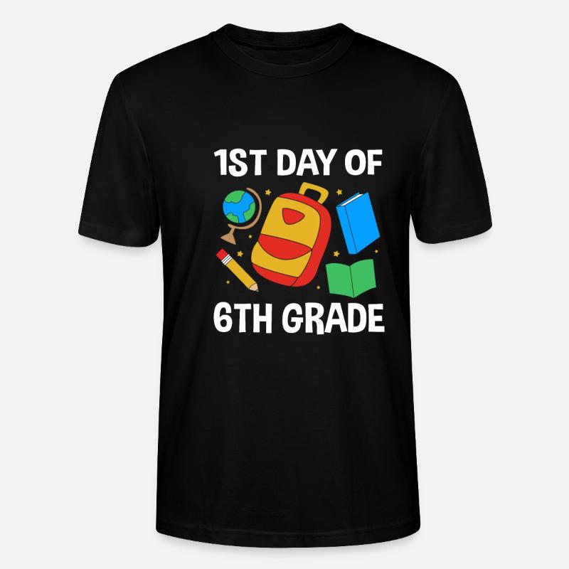 6ème - T-shirt bio CRAFTER Stanley Stella Unisexe - noir