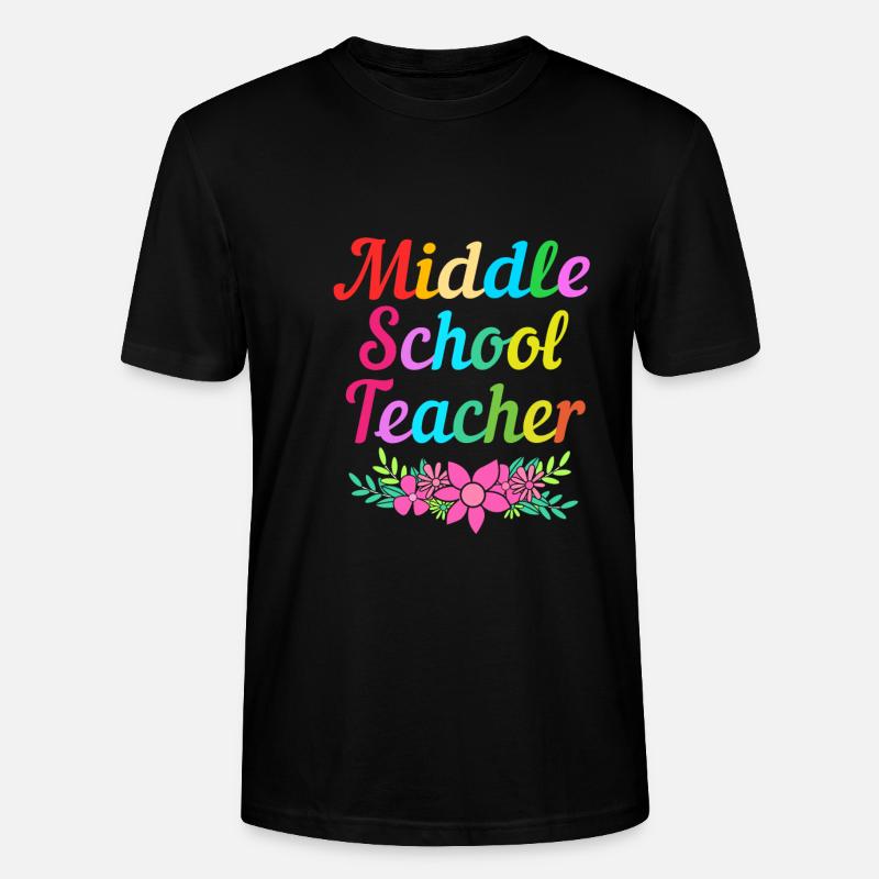 Lehrer der Mittelstufe - Stanley/Stella Unisex Bio-T-Shirt CRAFTER - Schwarz