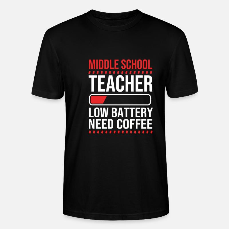 Enseignants de collège - T-shirt bio CRAFTER Stanley Stella Unisexe - noir