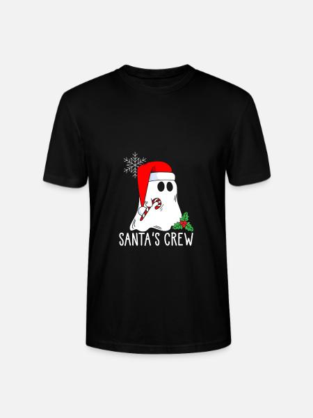 Weihnachtsmann Crew Geist Weihnachtskostüm - Stanley/Stella Unisex Bio-T-Shirt CRAFTER - Schwarz