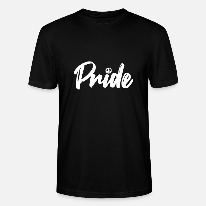 Pride Peace - Stanley/Stella Unisex Bio-T-Shirt CRAFTER - Schwarz