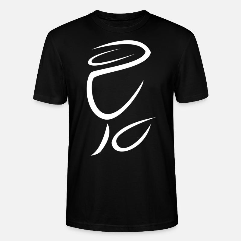 Tulipe - T-shirt bio CRAFTER Stanley Stella Unisexe - noir