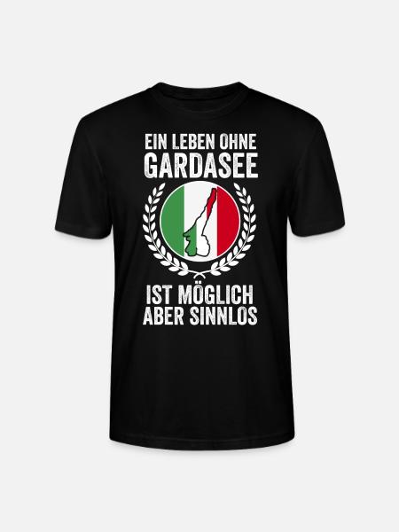 Gardasee Reise Geschenk - Stanley/Stella Unisex Bio-T-Shirt CRAFTER - Schwarz