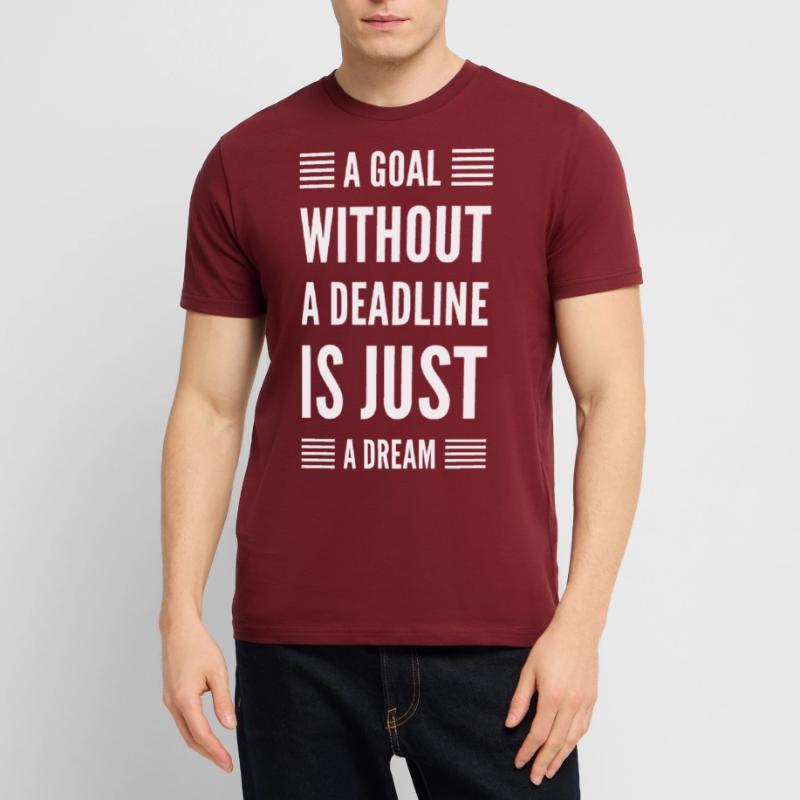 Objectif de devis motivationnel sans date limite T-shirt bio CRAFTER Stanley Stella Unisexe