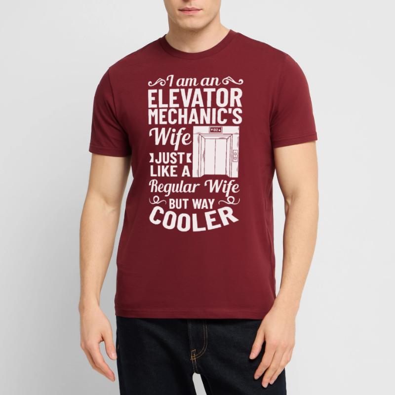 Elevator Elevator System Technician Woman Elevator Elevator Stanley/Stella CRAFTER Unisex Organic T-Shirt