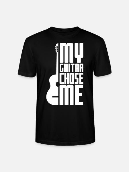Proverbs Guitar - Stanley/Stella CRAFTER Unisex Organic T-Shirt - black