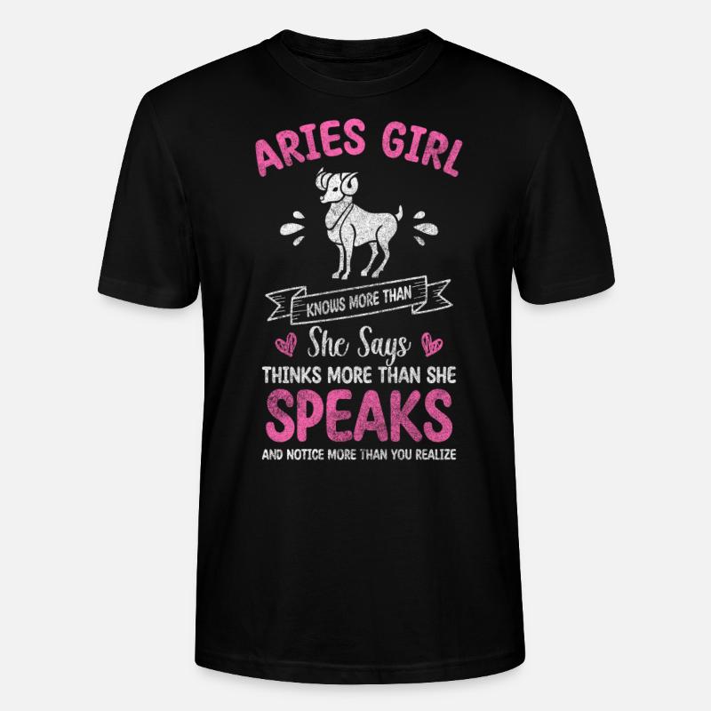 Bélier Superstition de naissance Minerva - T-shirt bio CRAFTER Stanley Stella Unisexe - noir
