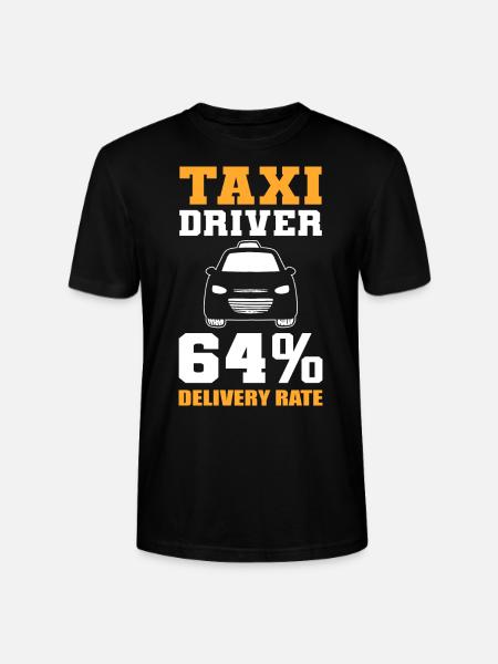 Lustiger Taxifahrer - Stanley/Stella Unisex Bio-T-Shirt CRAFTER - Schwarz