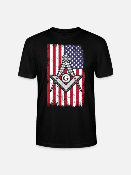 Masonic Freemasonry Fraternal - Stanley/Stella Unisex Bio-T-Shirt CRAFTER - Schwarz