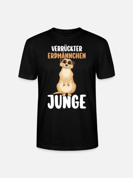 Erdmännchen - Stanley/Stella Unisex Bio-T-Shirt CRAFTER - Schwarz