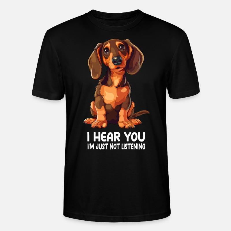 Teckel - T-shirt bio CRAFTER Stanley Stella Unisexe - noir