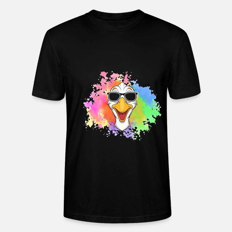 Gans - Stanley/Stella Unisex Bio-T-Shirt CRAFTER - Schwarz