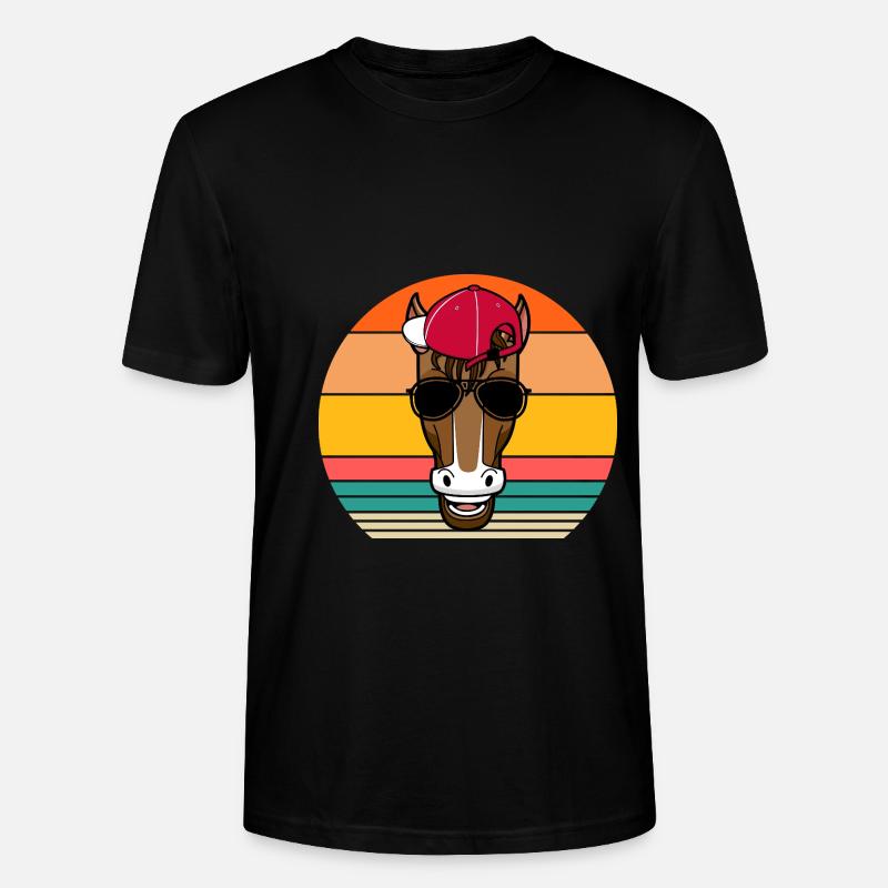 Monter à cheval - T-shirt bio CRAFTER Stanley Stella Unisexe - noir