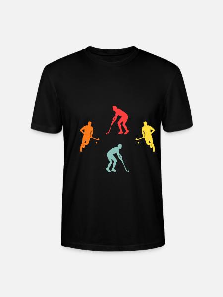 Feldhockeyspieler Evolution Feldhockey - Stanley/Stella Unisex Bio-T-Shirt CRAFTER - Schwarz