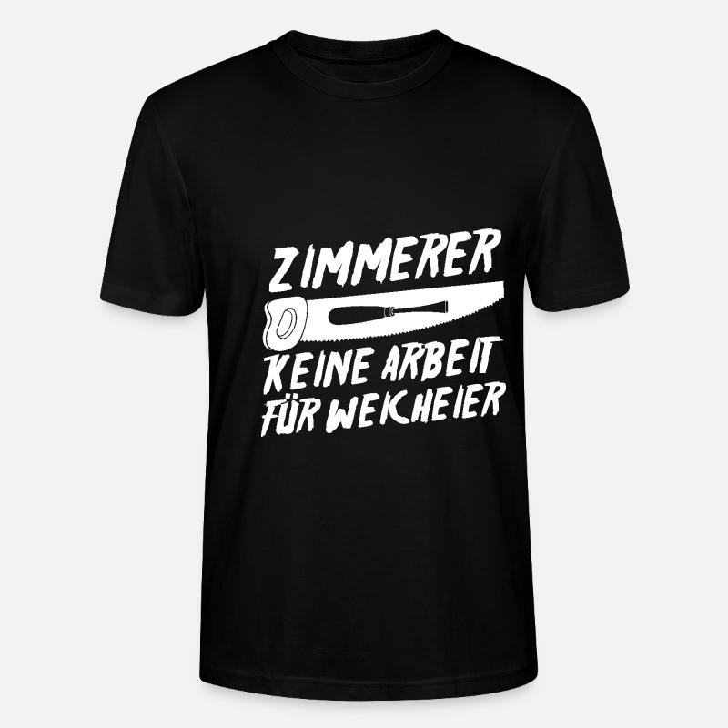 Charpentier Charpentier - T-shirt bio CRAFTER Stanley Stella Unisexe - noir