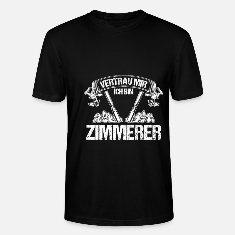 Carpenter Carpenter - Stanley/Stella CRAFTER Unisex Organic T-Shirt - black