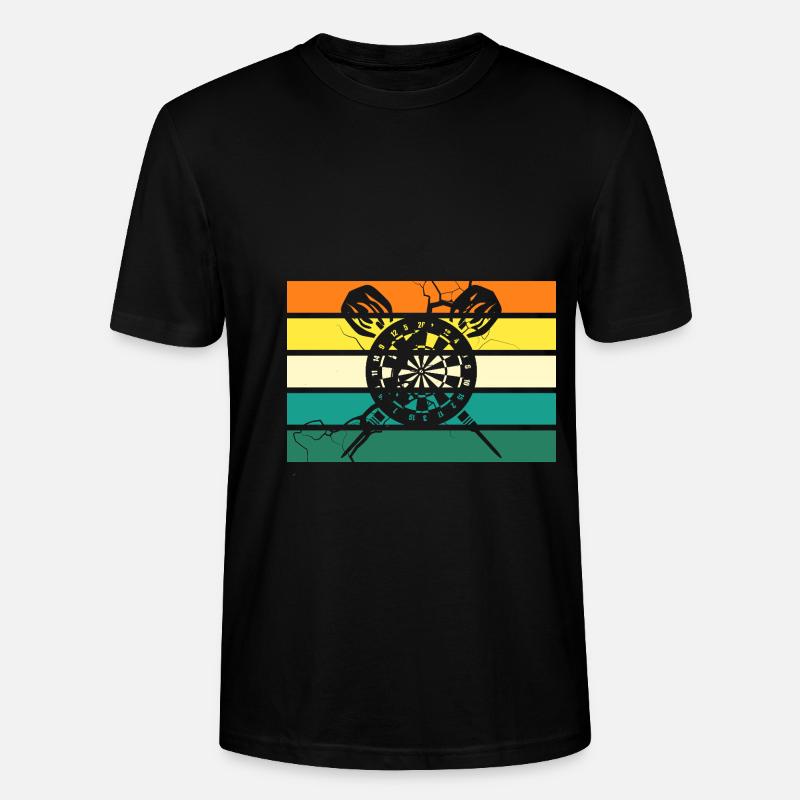 Joueur de fléchettes Fléchettes - T-shirt bio CRAFTER Stanley Stella Unisexe - noir