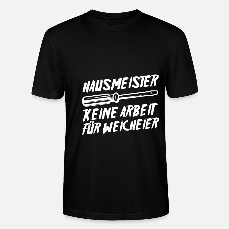 Facility Manager Gardien Gardien - T-shirt bio CRAFTER Stanley Stella Unisexe - noir