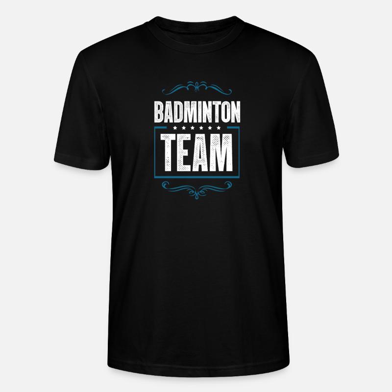 Équipe de badminton - T-shirt bio CRAFTER Stanley Stella Unisexe - noir