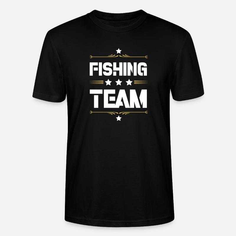 Équipe de pêche - T-shirt bio CRAFTER Stanley Stella Unisexe - noir