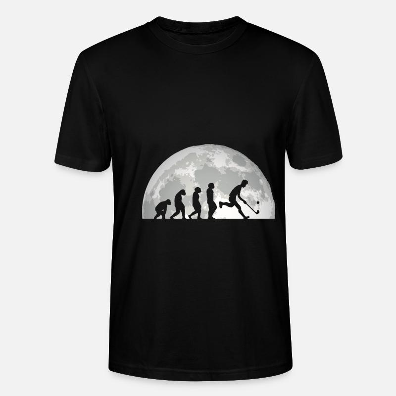 Feldhockeyspieler Evolution Feldhockey - Stanley/Stella Unisex Bio-T-Shirt CRAFTER - Schwarz
