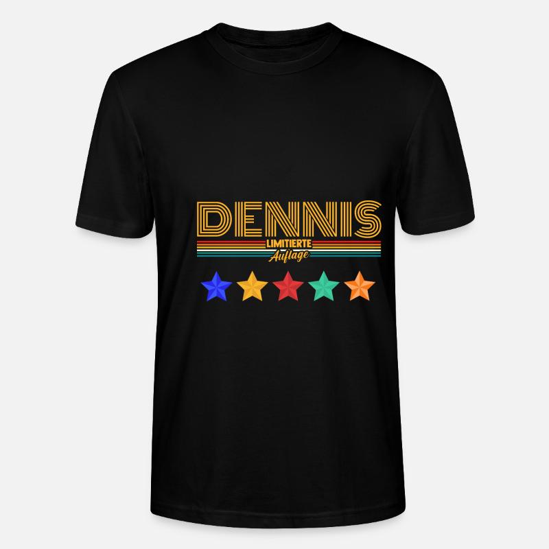 Dennis - Stanley/Stella Unisex Bio-T-Shirt CRAFTER - Schwarz