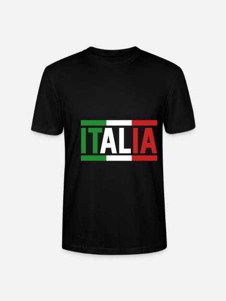 Italia Italian Italian Italy - Stanley/Stella CRAFTER Unisex Organic T-Shirt - black