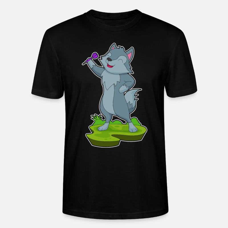 Dart de loup Dartpfeil - T-shirt bio CRAFTER Stanley Stella Unisexe - noir