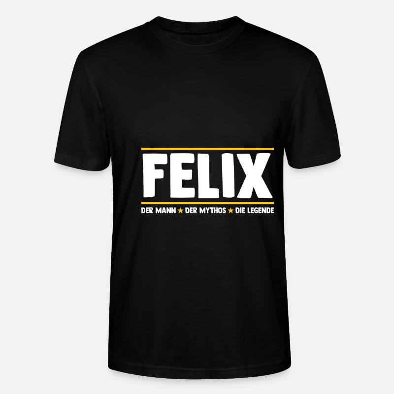 Felix - Stanley/Stella Unisex Bio-T-Shirt CRAFTER - Schwarz