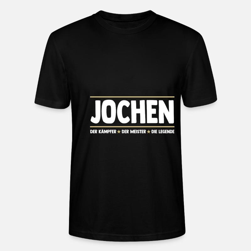 Jochen - Stanley/Stella Unisex Bio-T-Shirt CRAFTER - Schwarz