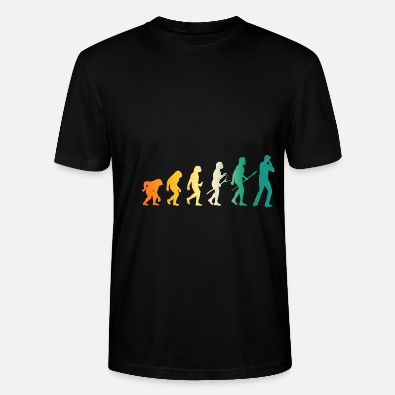 Harmonika Evolution Mundharmonika - Stanley/Stella Unisex Bio-T-Shirt CRAFTER - Schwarz