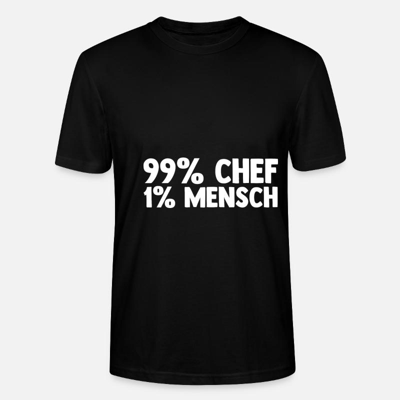 Teamleiter Chef Abschied - Stanley/Stella Unisex Bio-T-Shirt CRAFTER - Schwarz