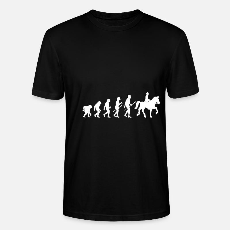 Monter des chevaux Evolution - T-shirt bio CRAFTER Stanley Stella Unisexe - noir
