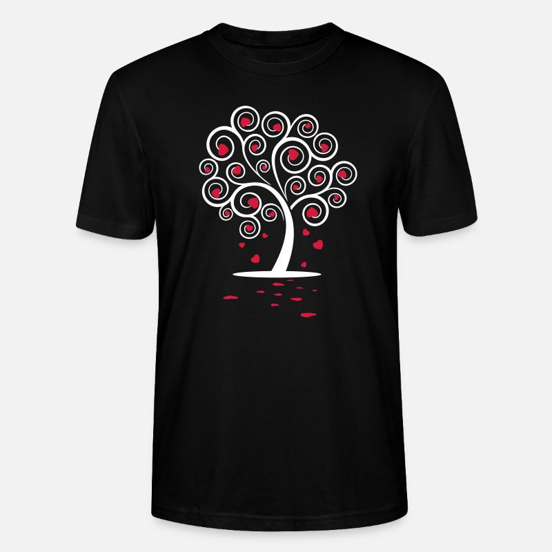 Love Tree - Stanley/Stella Unisex Bio-T-Shirt CRAFTER - Schwarz