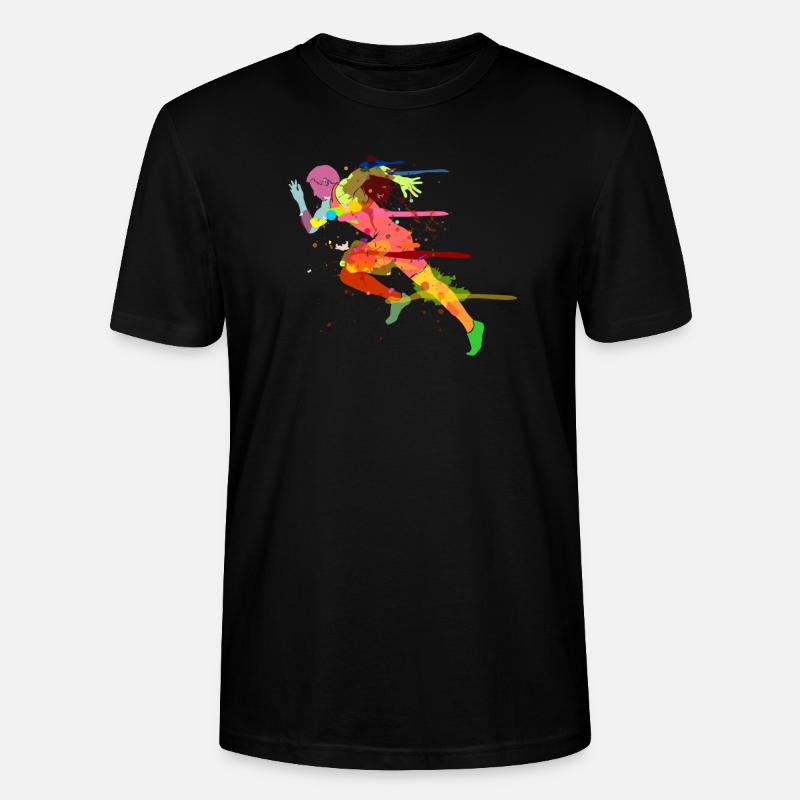 Sprinter, coureur de jogging - T-shirt bio CRAFTER Stanley Stella Unisexe - noir