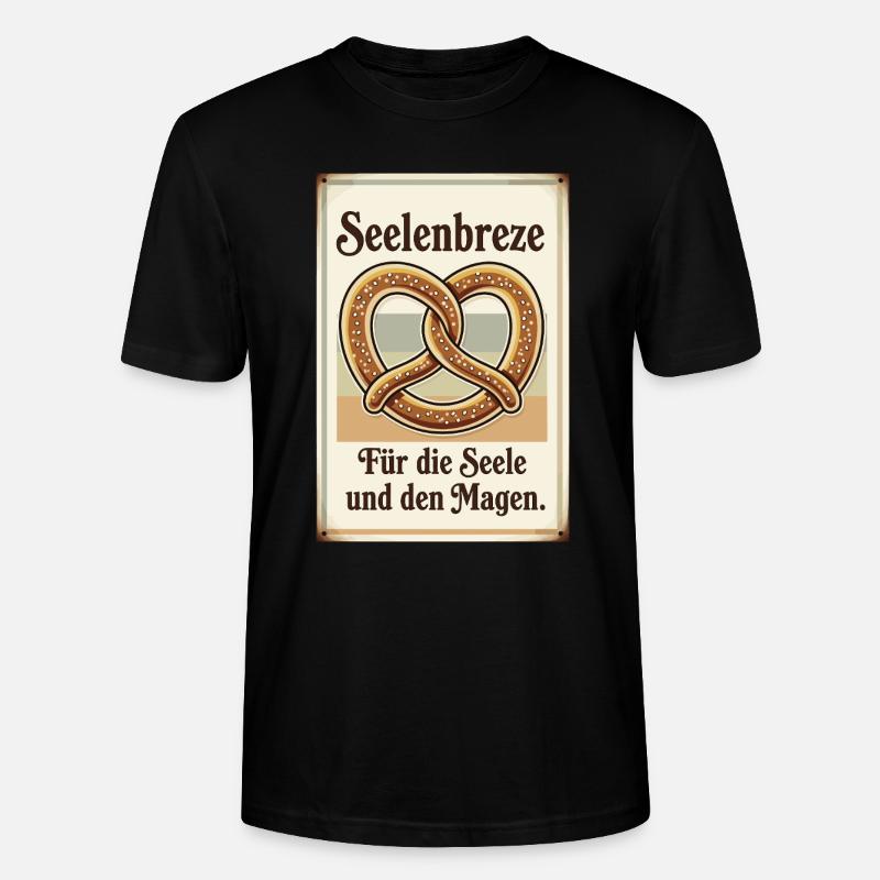 Bretzel à l’âme - T-shirt bio CRAFTER Stanley Stella Unisexe - noir