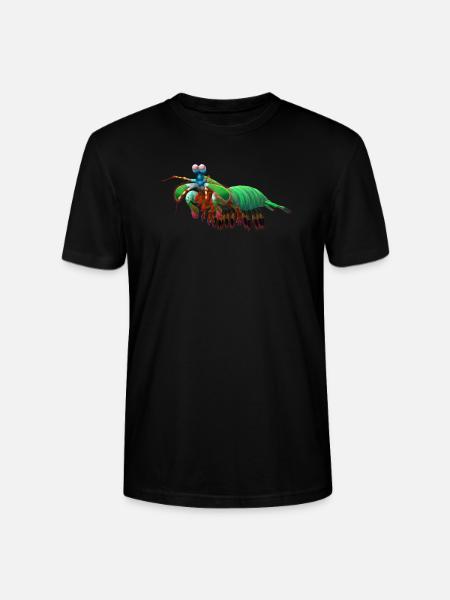 Mantisgarnelen - Stanley/Stella Unisex Bio-T-Shirt CRAFTER - Schwarz