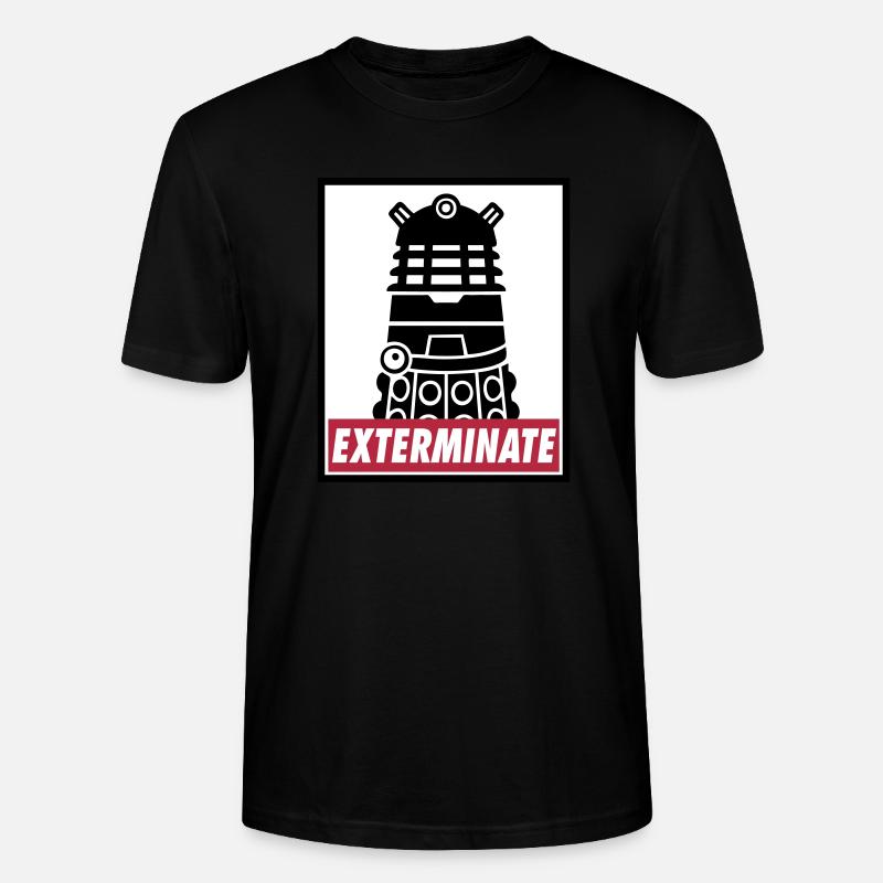Exterminate - T-shirt bio CRAFTER Stanley Stella Unisexe - noir