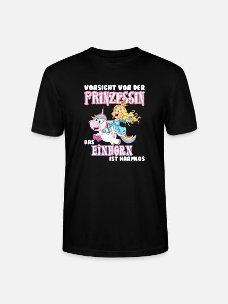 Einhorn - Stanley/Stella Unisex Bio-T-Shirt CRAFTER - Schwarz